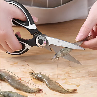 Ciseaux de cuisine large eventail durable et robuste