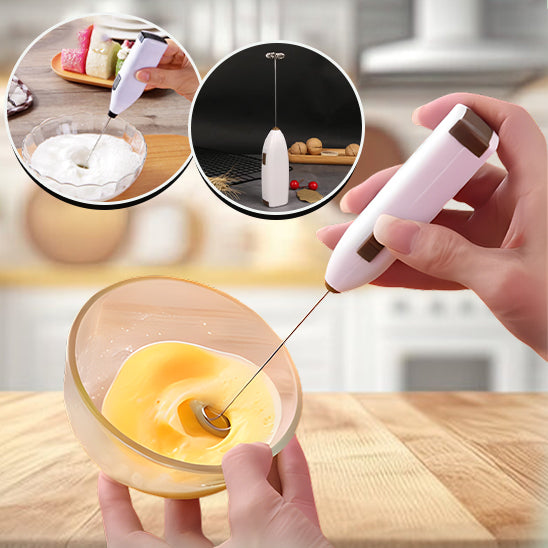 Mini fouet Electric sans fil pour café, cappuccino et œufs