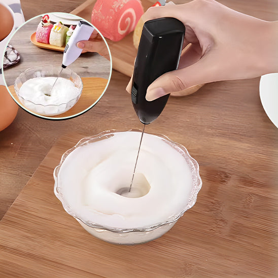 Mini fouet Electric sans fil pour café, cappuccino et œufs