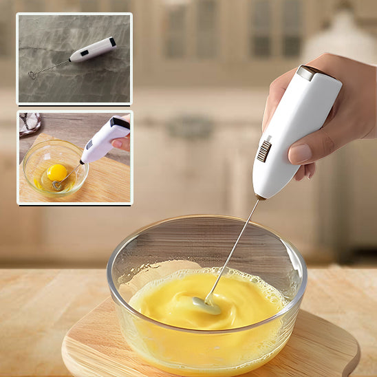 Mini fouet Electric sans fil pour café, cappuccino et œufs