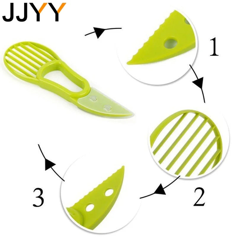 Couteau d'avocat JJYY 3 en 1, pour légumes, fruits, séparateur de noyaux.