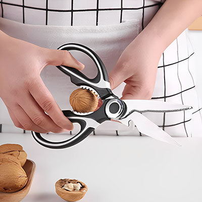 ciseaux de cuisine multifonctionnels casse noisettes