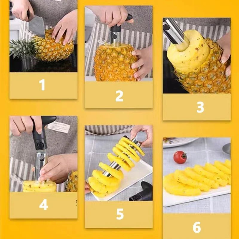 Éplucheur d'Ananas en Acier Inoxydable, couteau éplucheur, outils de fruits, accessoires de cuisine, gadgets de cuisine - Macuisinepourtous