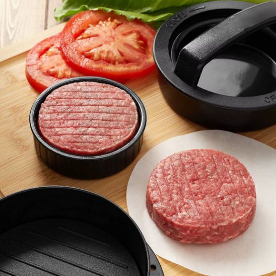 Presse à viande antiadhésive pour hamburgers, hamburgers farcis, presse à tarte, moule, accessoire de cuisine. - Macuisinepourtous