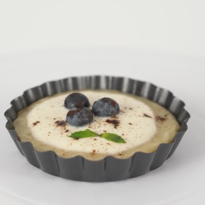 Mini moules à tartelettes antiadhésif, à fond amovible. lots de 10/8/6/4