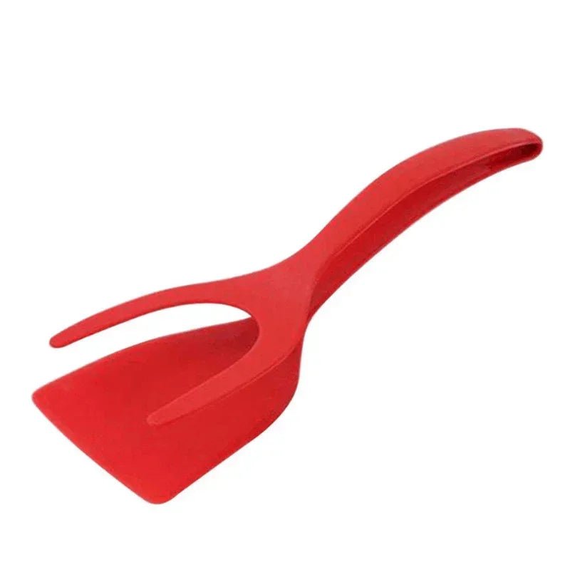 Spatule à pince en nylon avec poignée. Retournez les œufs, les steaks, les crêpes, servez les frites avec cet accessoire ! - Macuisinepourtous